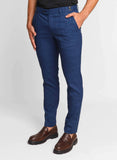 Calça Masculina Dom Henrico Slim com Ajuste Quadriculada - Henri Store