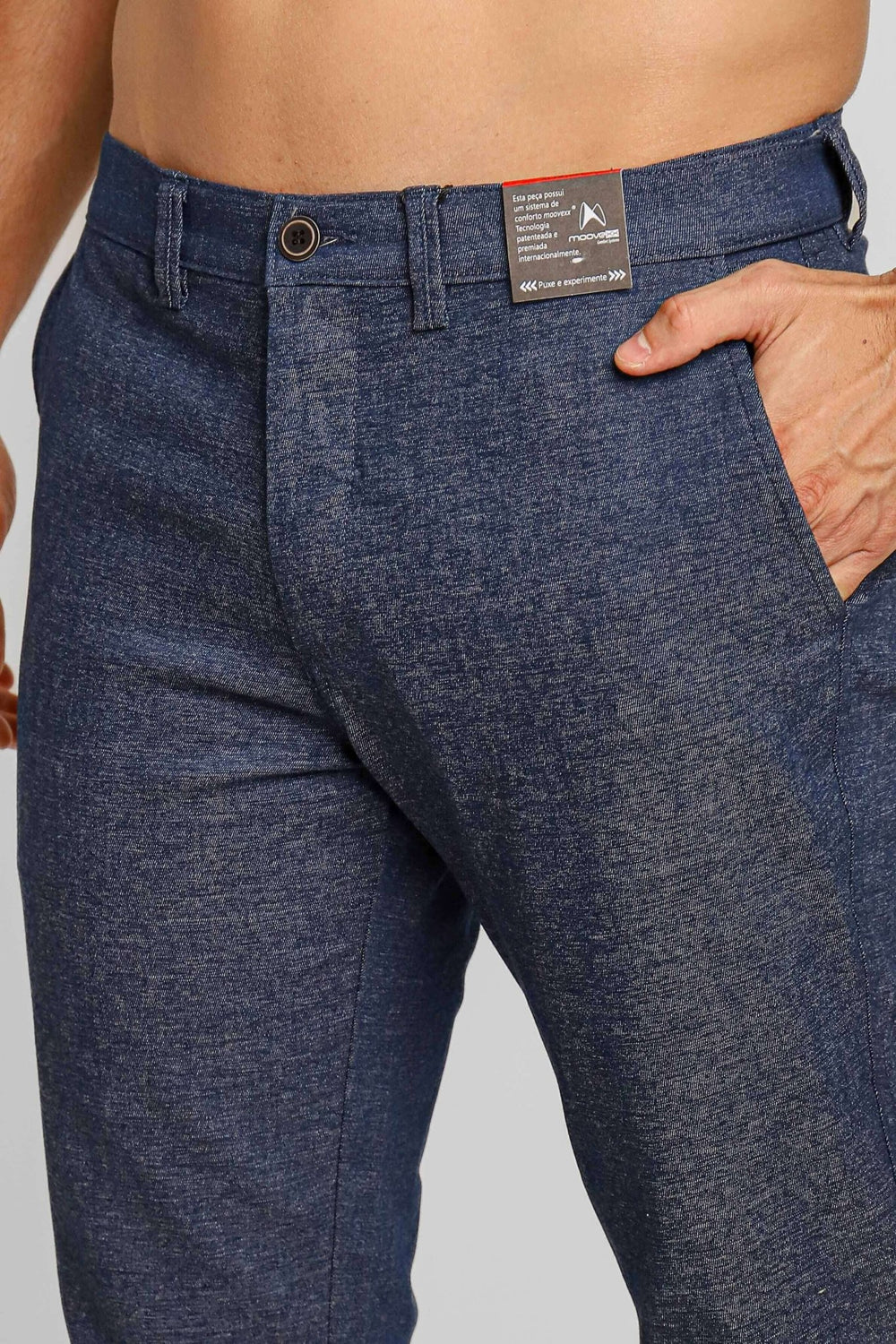 Calça Masculina Dom Henrico Slim Fit com Moovexx - Henri Store