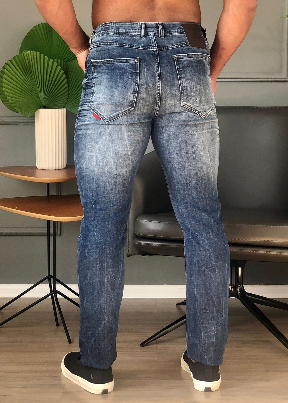 Calça Masculina Ellus Slim Visco Indigo Elastic - Henri Store