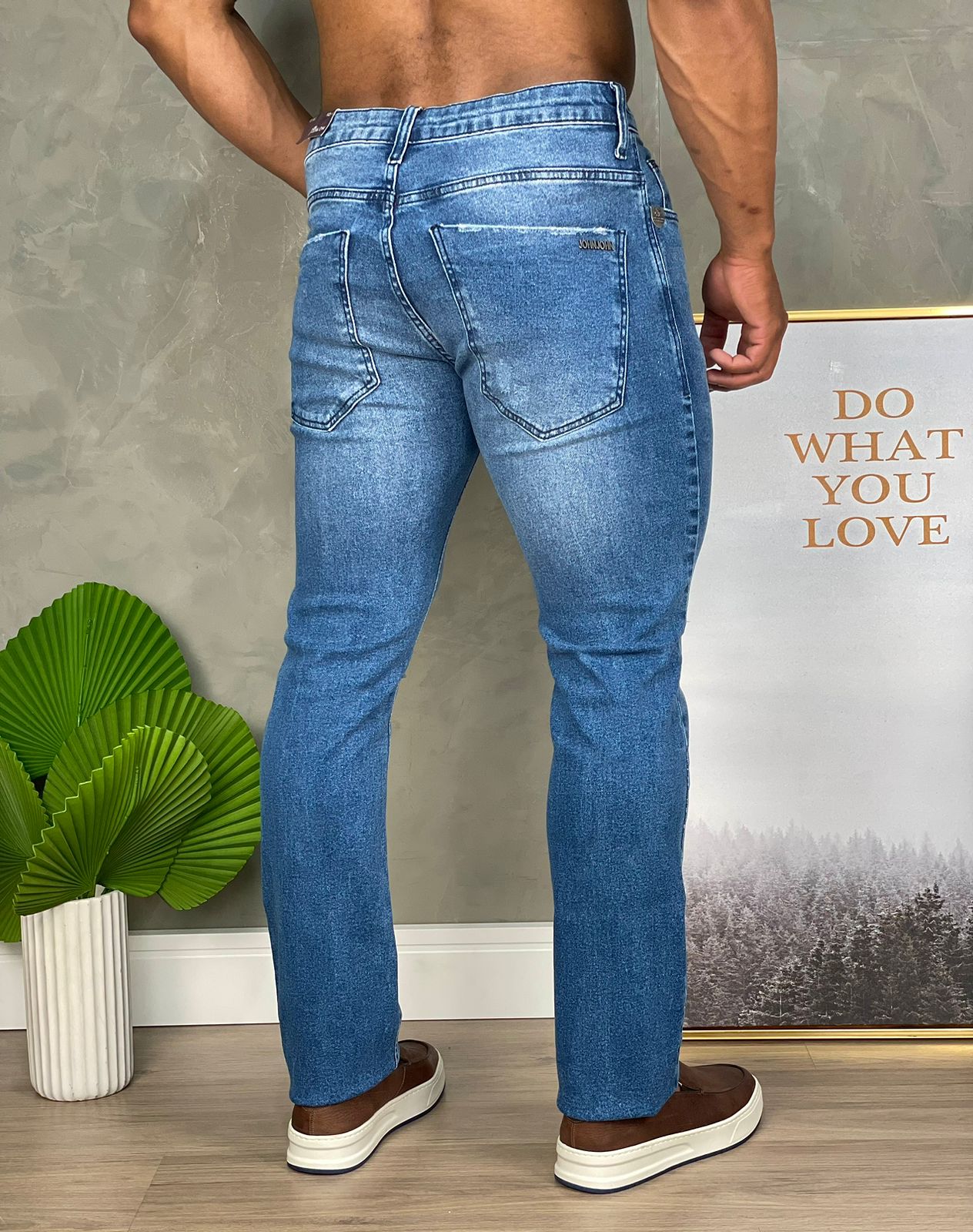 Calça Masculina Jeans Skinny Fit John John Brooks Médio - Henri Store