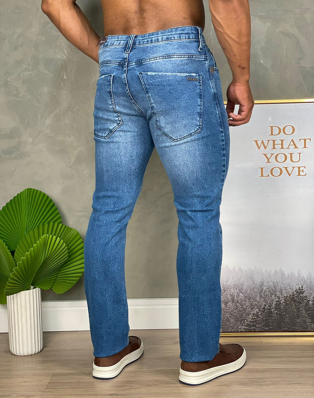 Calça Masculina Jeans Skinny Fit John John Brooks Médio - Henri Store