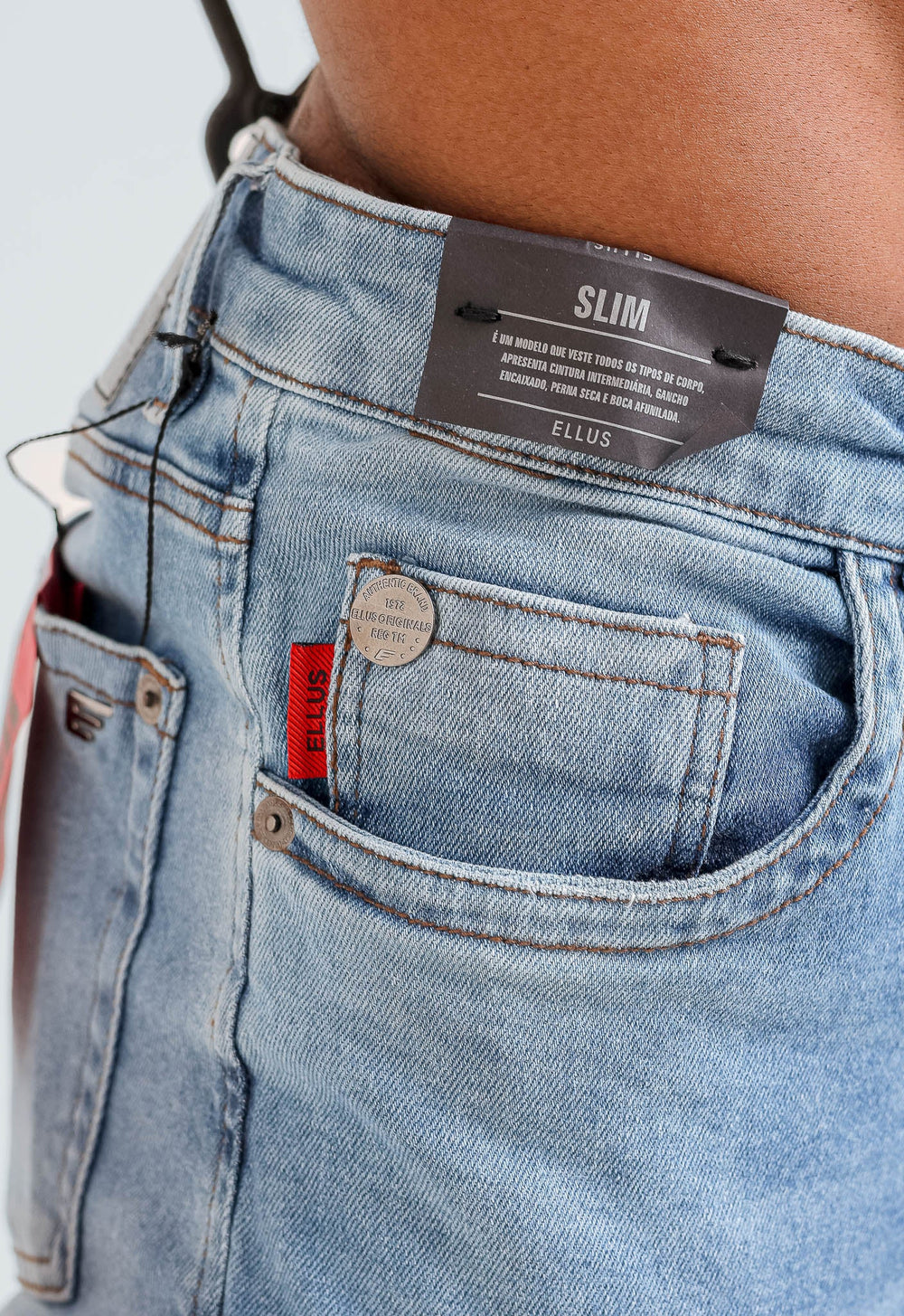 Calça Masculina Jeans Slim Skinny Ellus Ref. 303099 - Henri Store