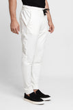 Calça Masculina Jogger Slim Fit Dom Henrico Texturizada Branca - Henri Store