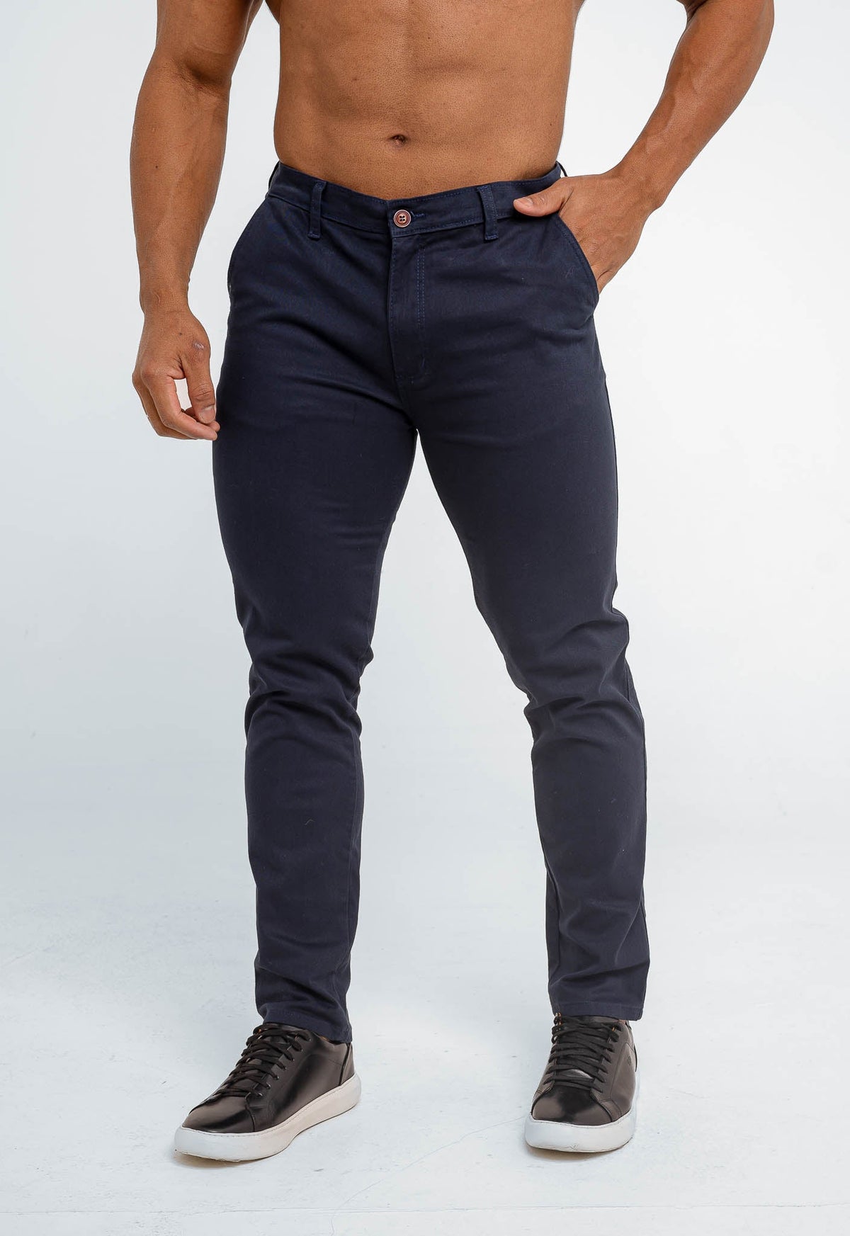Calça Masculina Sarja Dom Henrico Brescia - Henri Store