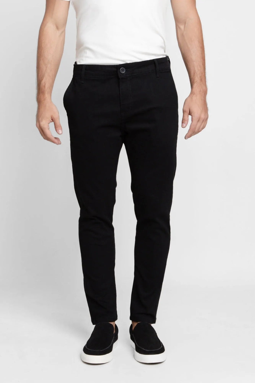 Calça Masculina Skinny Fit Dom Henrico Preta - Henri Store