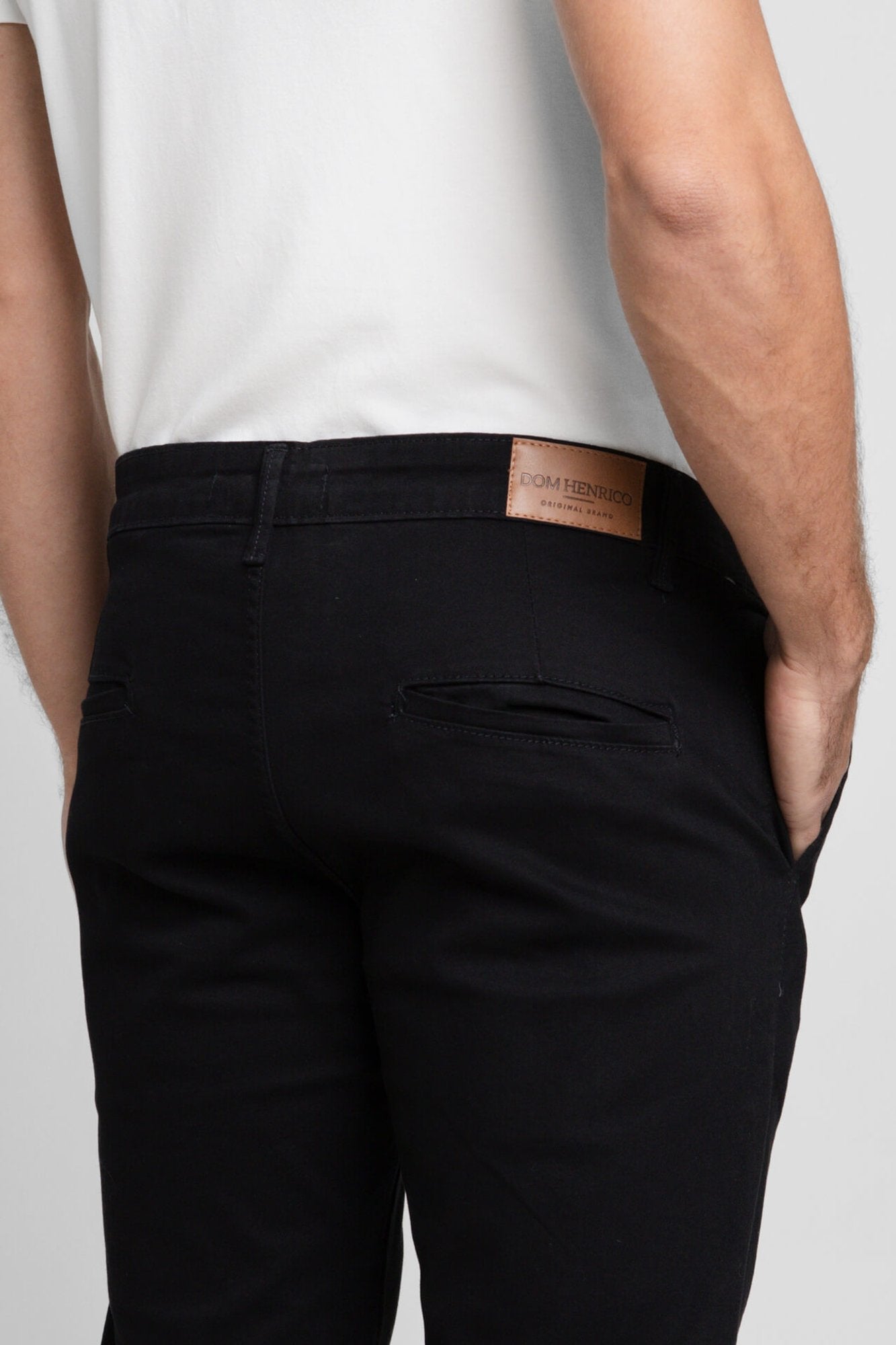 Calça Masculina Skinny Fit Dom Henrico Preta - Henri Store