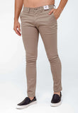 Calça Masculina Skinny Fit Kanzo Cáqui com Bolso Faca - Henri Store