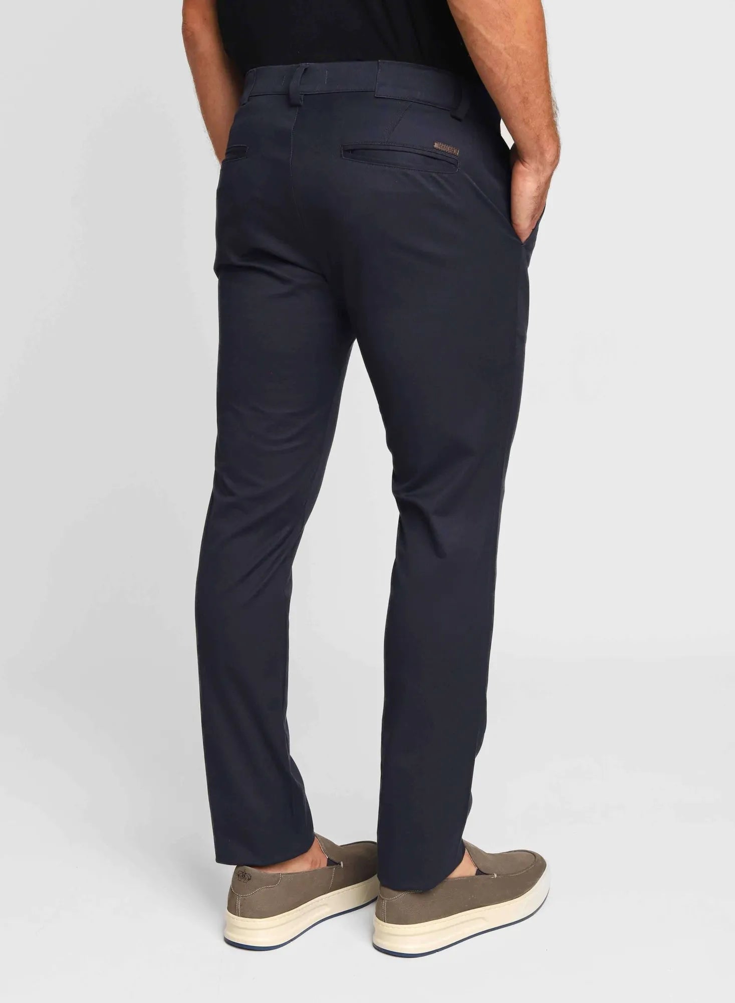 Calça Masculina Skinny Fit Kanzo Marinho Noite Impermeável - Henri Store