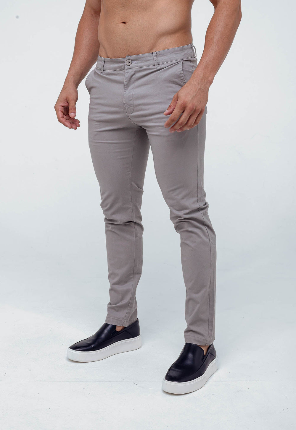 Calça Masculina Skinny Fit Scavo Sarja Bolso Faca - Henri Store