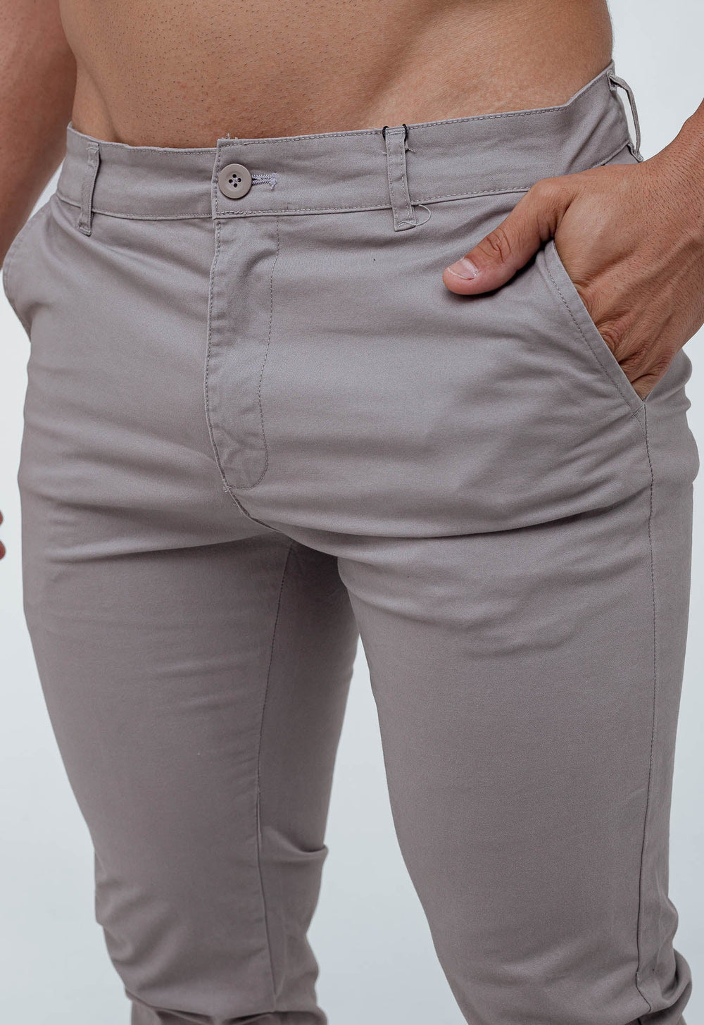 Calça Masculina Skinny Fit Scavo Sarja Bolso Faca - Henri Store