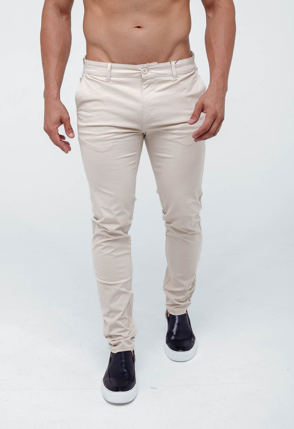 Calça Masculina Skinny Fit Scavo Sarja Bolso Faca - Henri Store