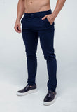 Calça Masculina Skinny Fit Scavo Sarja Bolso Faca - Henri Store