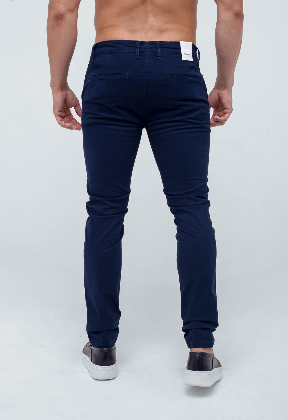 Calça Masculina Skinny Fit Scavo Sarja Bolso Faca - Henri Store