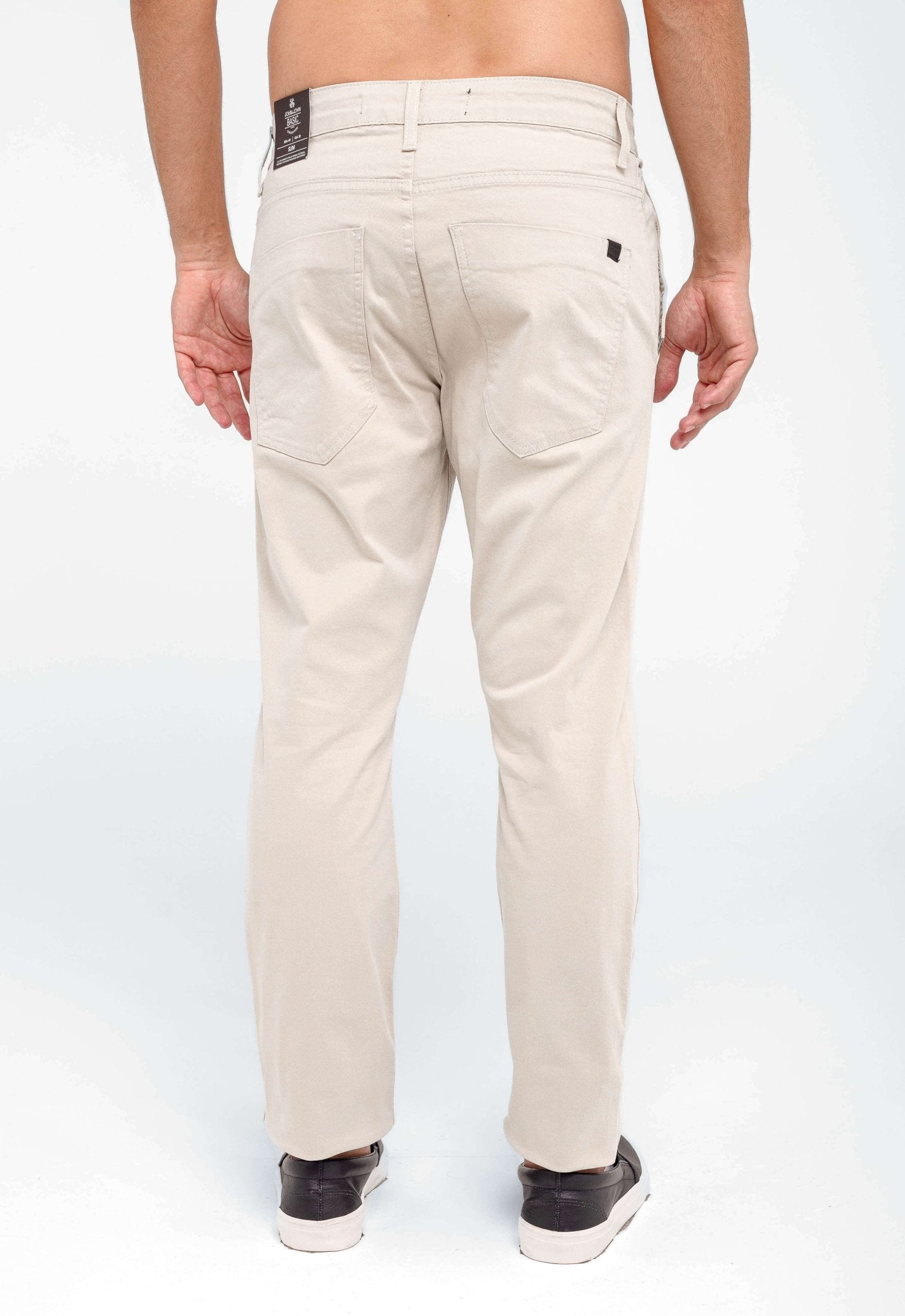 Calça Masculina Slim Fit John John London Sand Bege - Henri Store