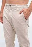 Calça Masculina Slim Fit John John London Sand Bege - Henri Store