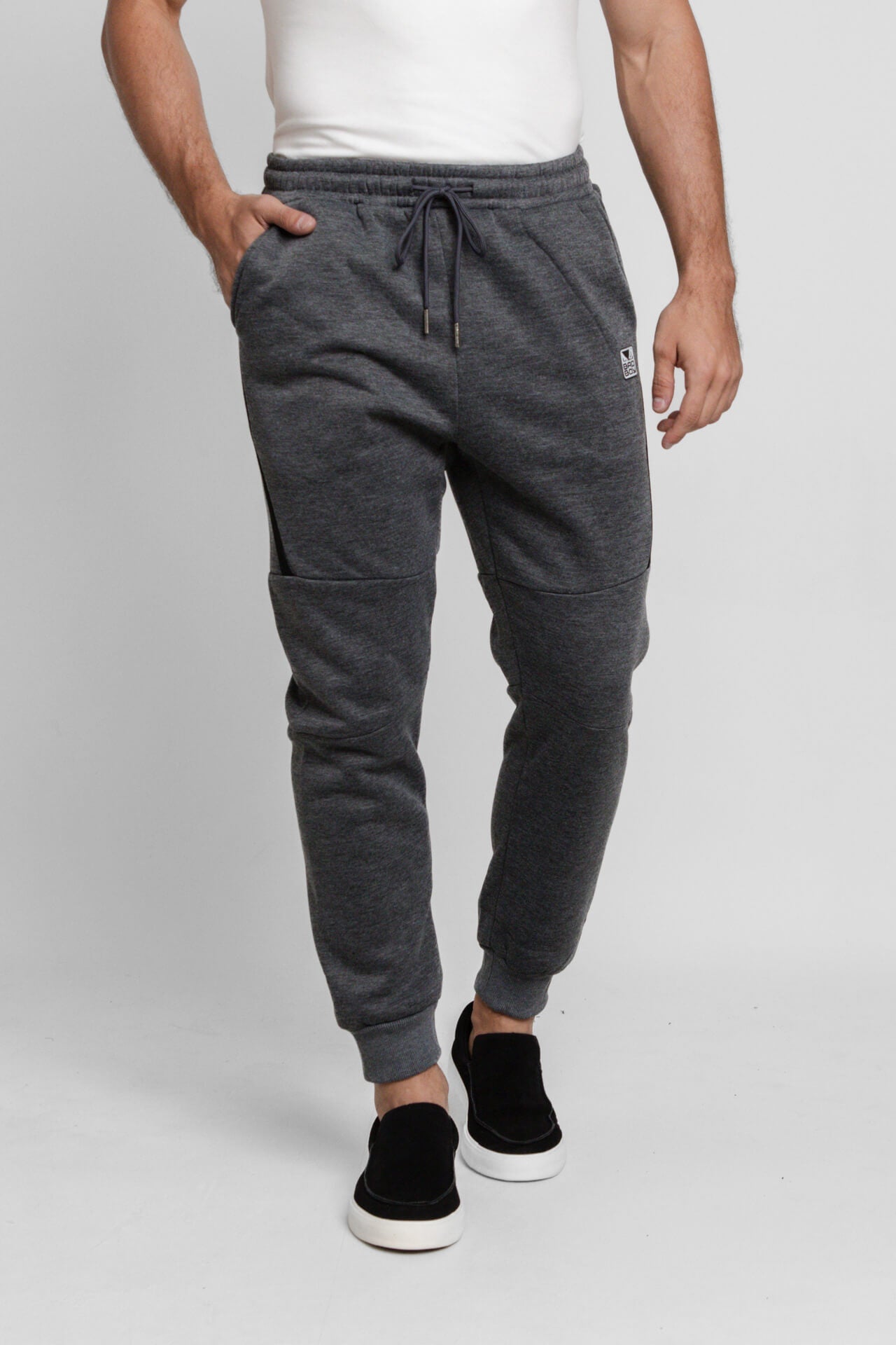 Calça Moletom Bad Boy Masc Cinza Bb221018 - Henri Store