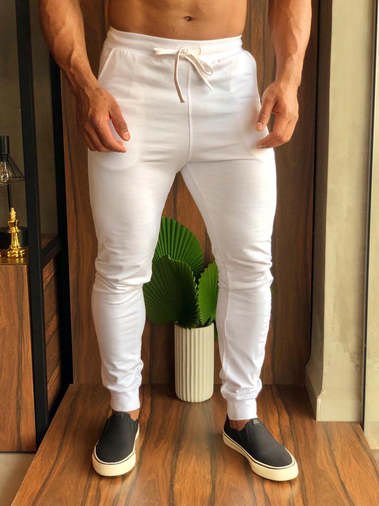 Calça Moletom Calvin Klein Branca - Henri Store