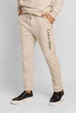 Calça Moletom Calvin Klein Logo Lateral Cáqui - Henri Store
