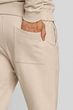 Calça Moletom Calvin Klein Logo Lateral Cáqui - Henri Store