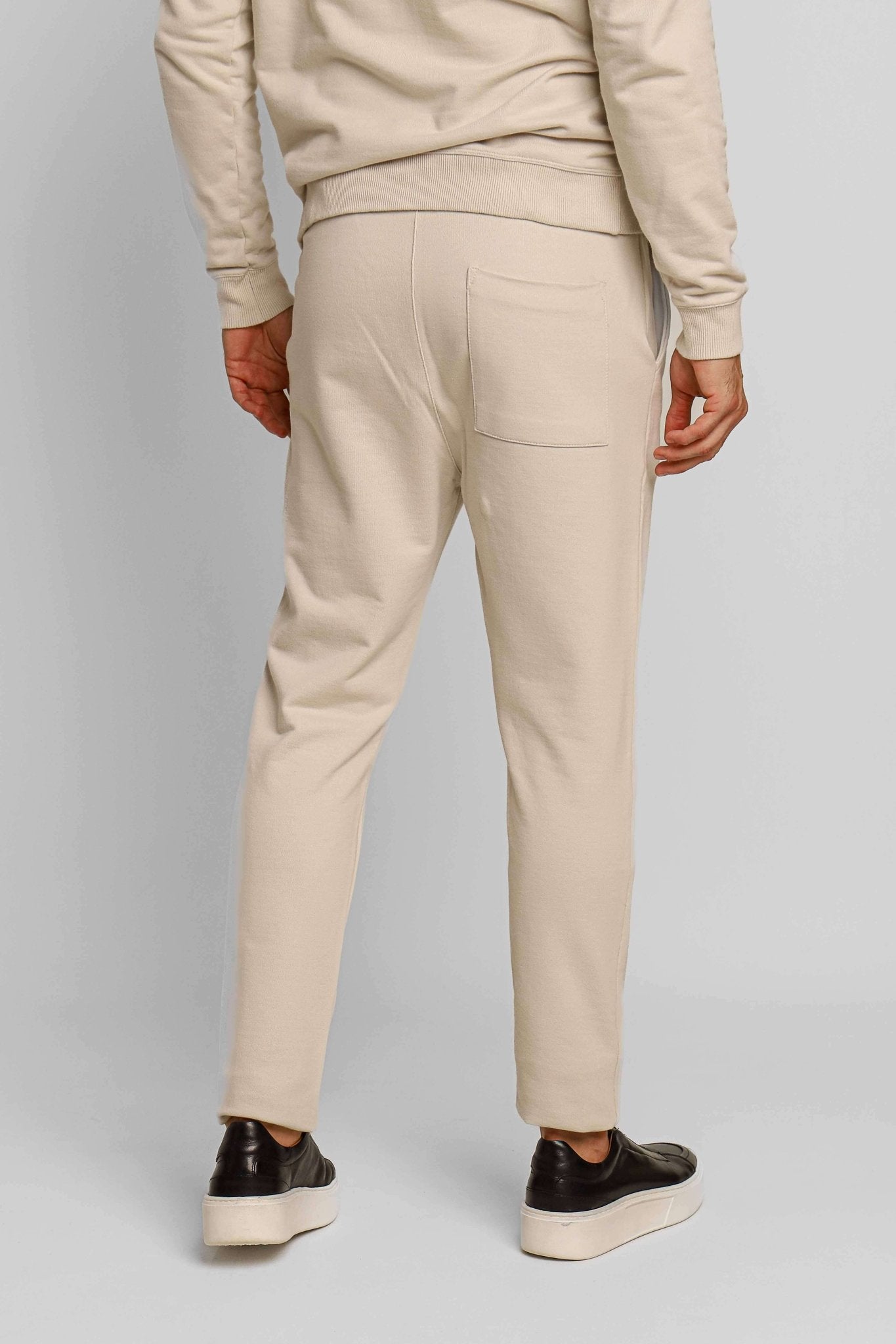 Calça Moletom Calvin Klein Logo Lateral Cáqui - Henri Store