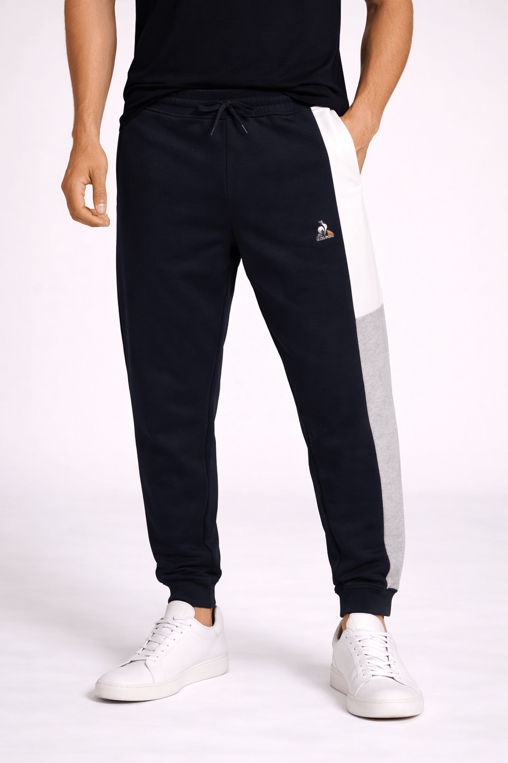 Calça Moletom Le Coq Sportif Tp19070 Saison Slim Marinho - Henri Store