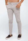 Calça RL Linho Straight Fit Cinza - Henri Store