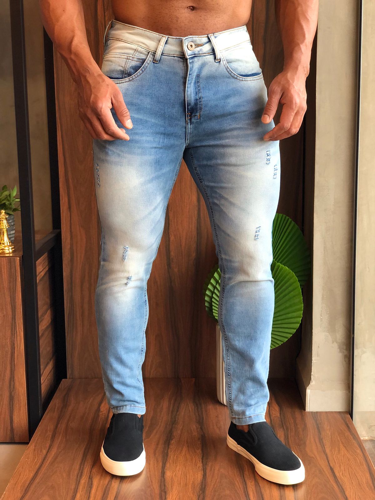 Calça Rock&Soda Masc Denim Indigo - Henri Store
