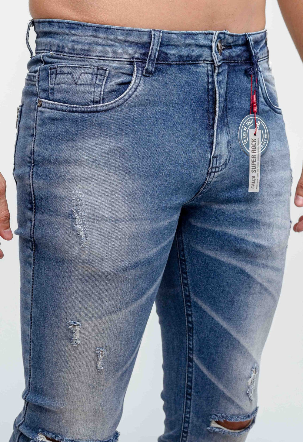 Calça Rock&soda Masc Super Rock Indigo - Henri Store