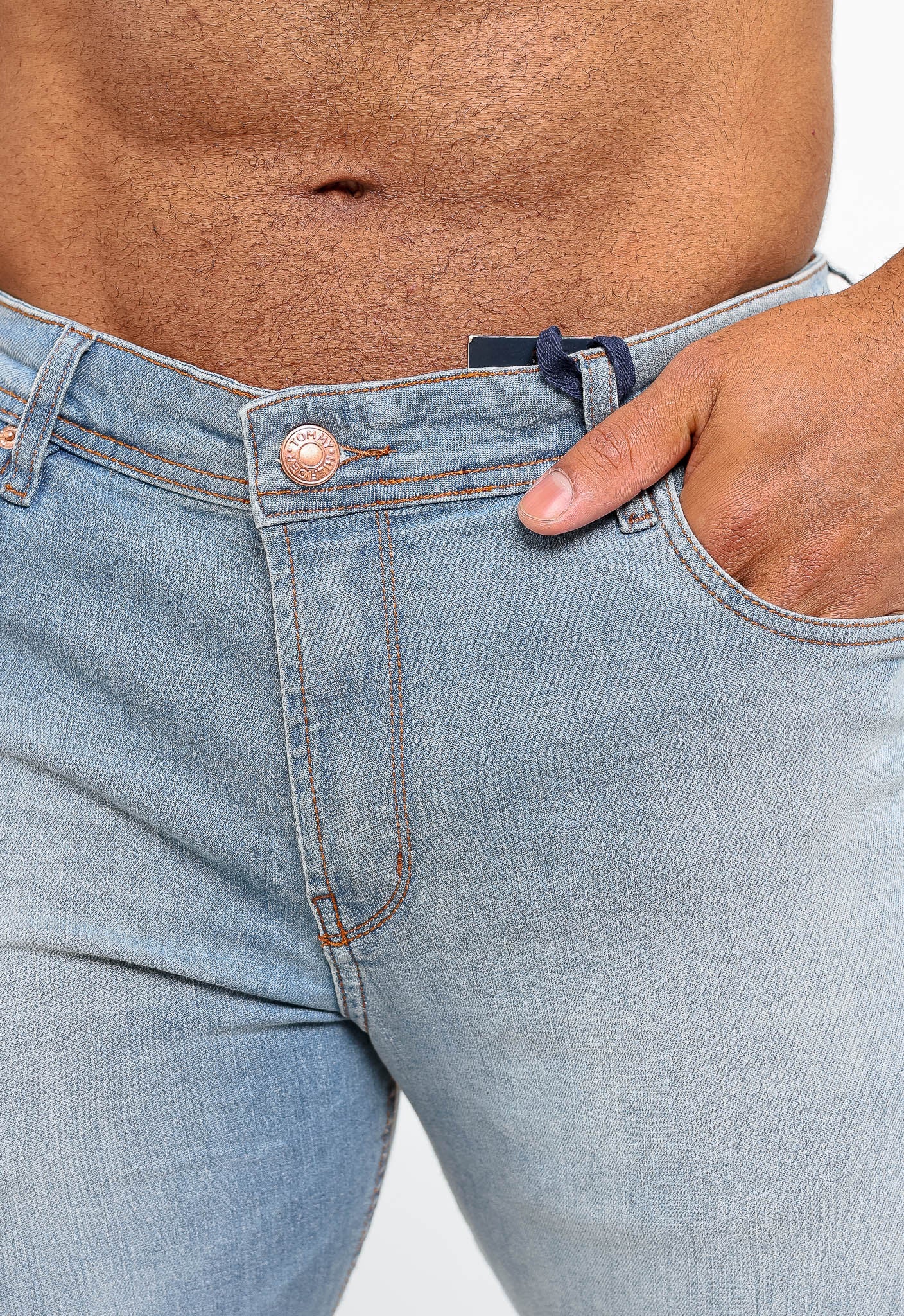 Calça Tommy Hilfiger Jeans Regular Fit - Sale - Henri Store