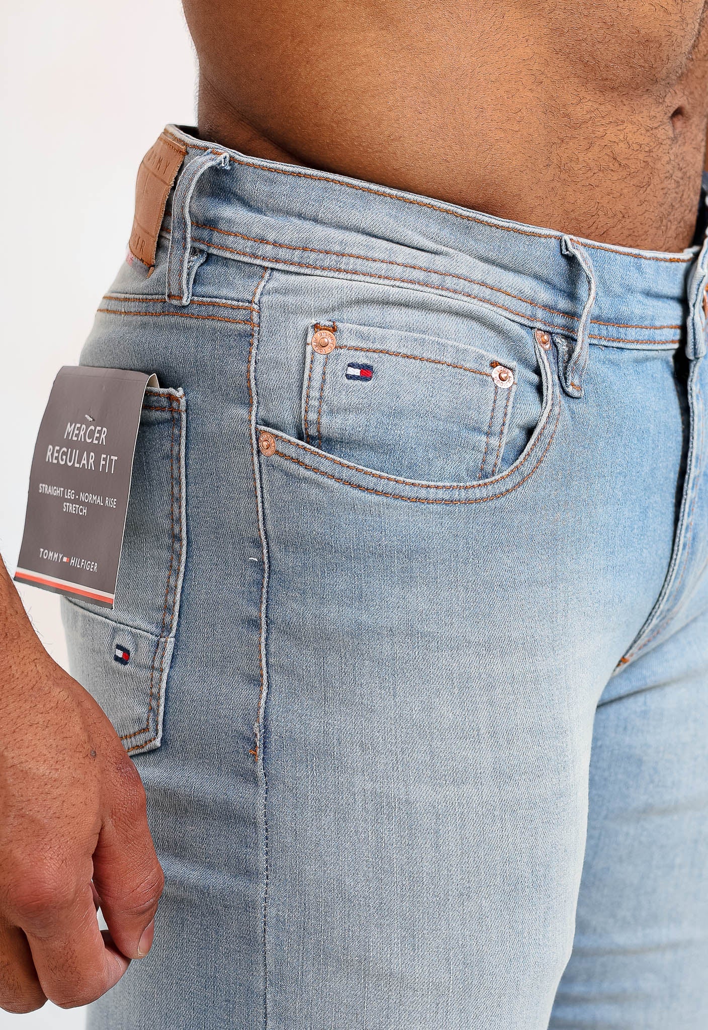 Calça Tommy Hilfiger Jeans Regular Fit - Sale - Henri Store