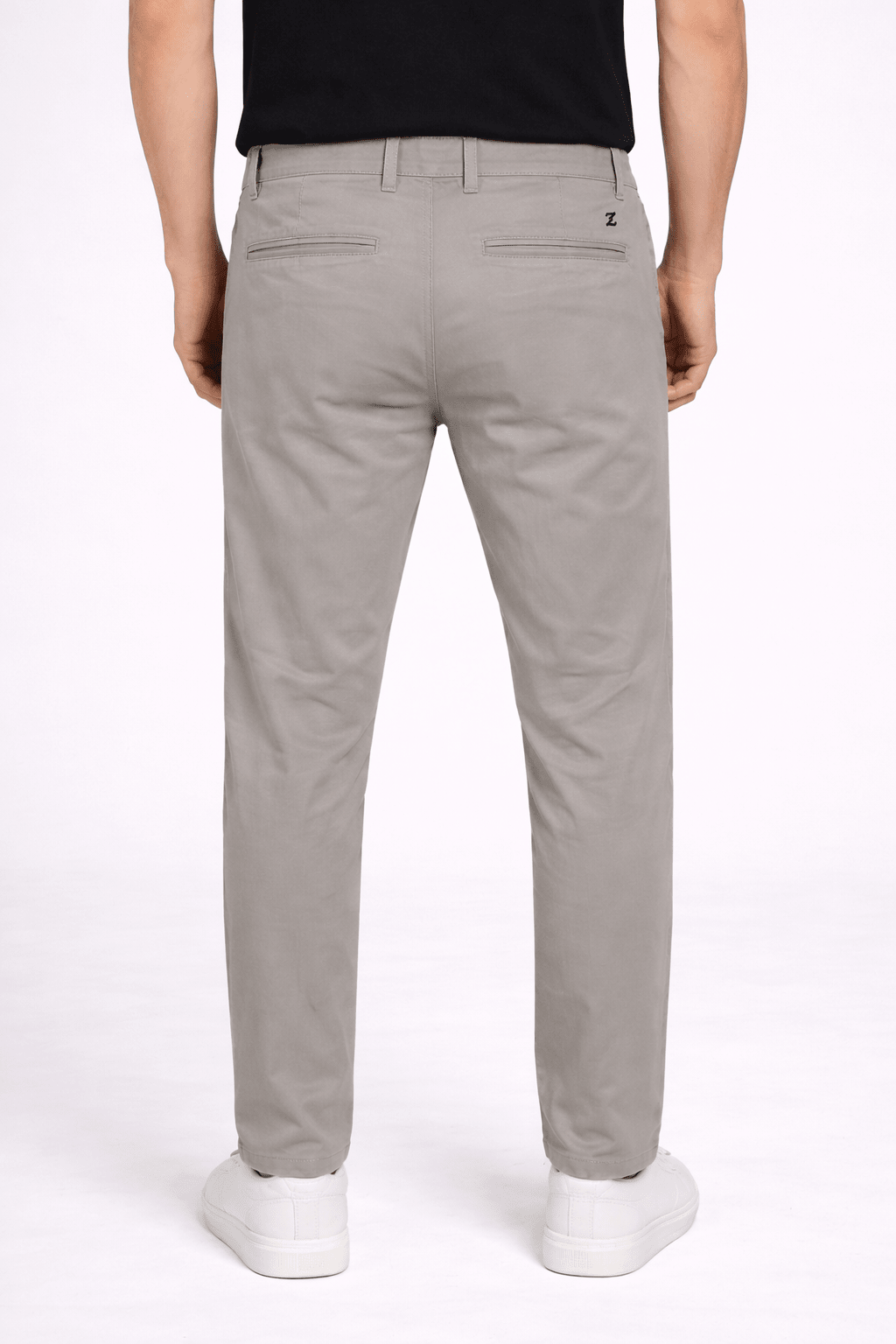 Calça Zip Off Alfaiataria Skinny Cinza Cor: 008 Ref: 70114 - Henri Store