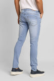 Calça Zip Off Jeans Claro Skinny Destroyed 00501 - Henri Store