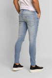 Calça Zip Off Jeans Skinny Destroyed 00346 - Henri Store