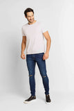 Calça Zip Off Jeans Super Skinny Rasgo Joelho 00438 - Henri Store