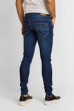 Calça Zip Off Jeans Super Skinny Rasgo Joelho 00438 - Henri Store