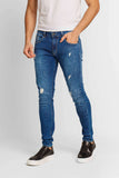 Calça Zip Off Jeans Super Skinny Sky Bleach 00360 - Henri Store