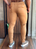 Calça Zip Off Skinny Alfaiataria 178 Caramelo - LIVE - Henri Store
