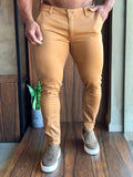 Calça Zip Off Skinny Alfaiataria 178 Caramelo - LIVE - Henri Store
