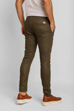 Calça Zip Off Skinny Alfaiataria Verde Militar 25468 - Henri Store
