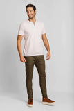 Calça Zip Off Skinny Alfaiataria Verde Militar 25468 - Henri Store