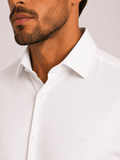 Camisa Calvin Klein ML Slim Fit Maquineta Fio 60 - Henri Store