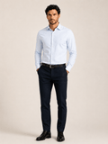 Camisa Calvin Klein ML Slim Fit Maquineta Fio 60 - Henri Store
