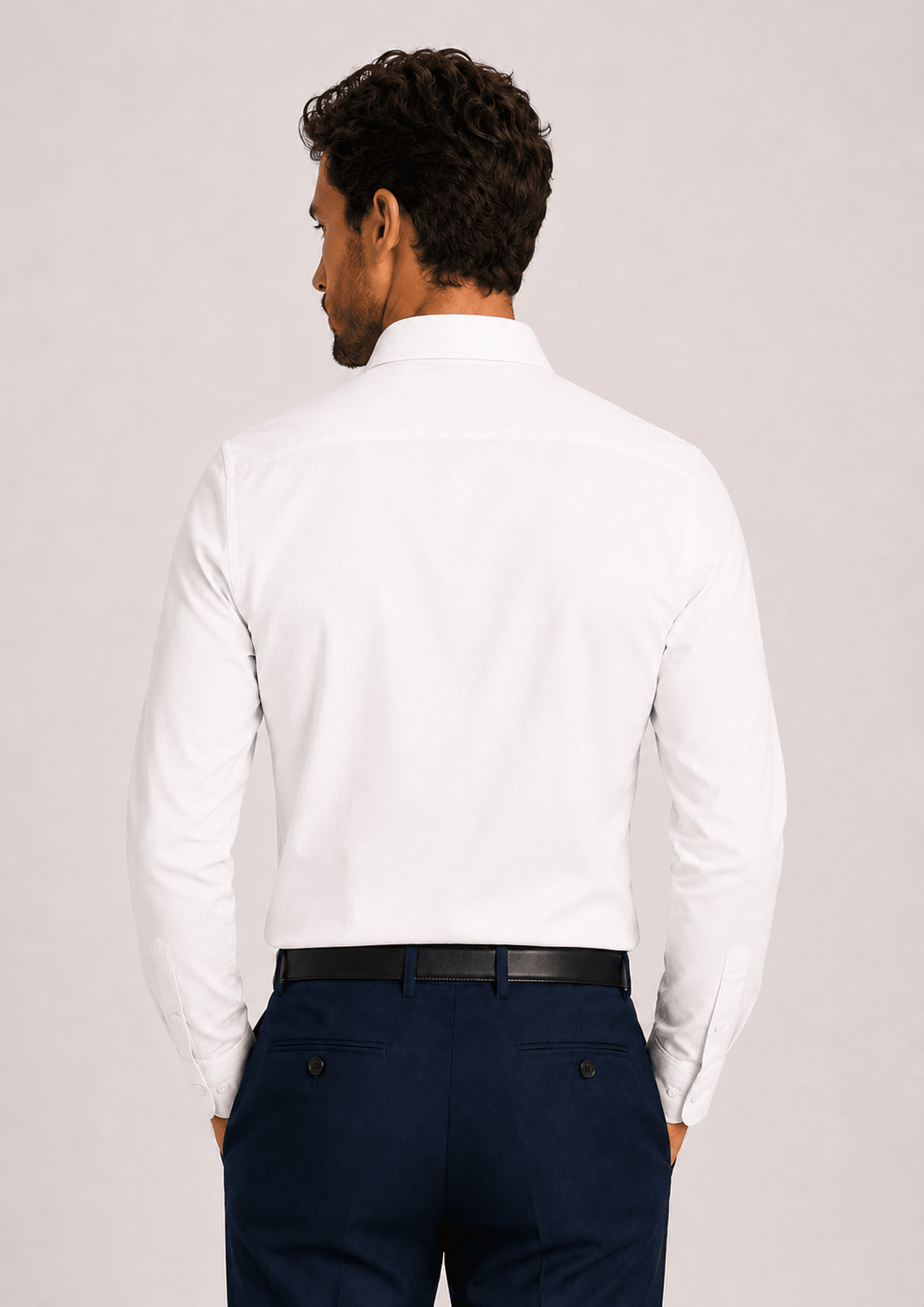 Camisa Calvin Klein ML Slim Fit Maquineta Fio 60 - Henri Store
