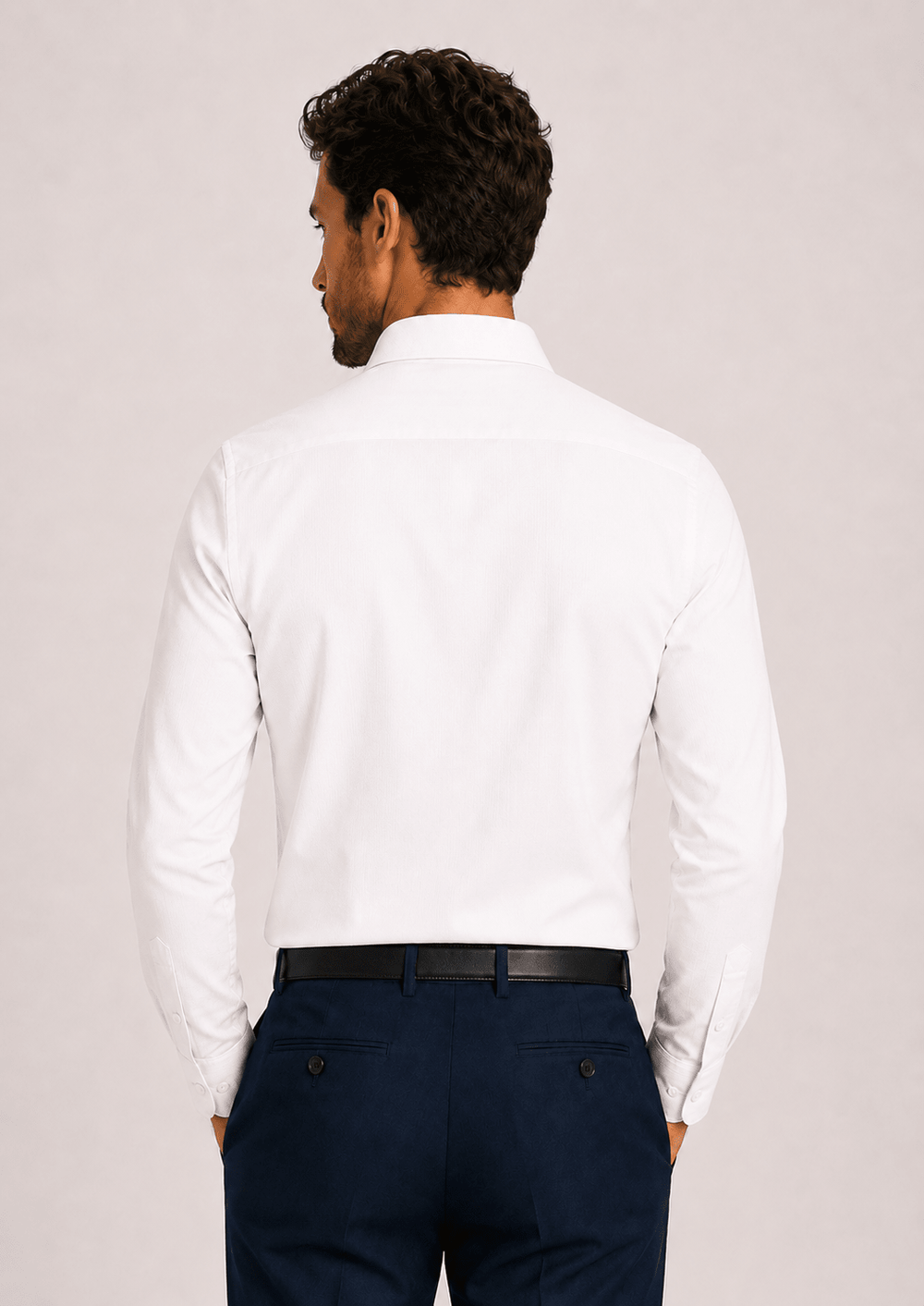Camisa Calvin Klein ML Slim Fit Maquineta Fio 60 - Henri Store