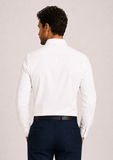 Camisa Calvin Klein ML Slim Fit Maquineta Fio 60 - Henri Store