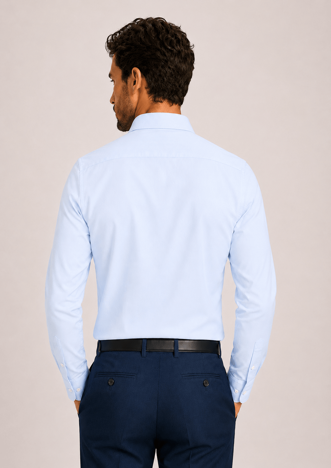 Camisa Calvin Klein ML Slim Fit Maquineta Fio 60 - Henri Store