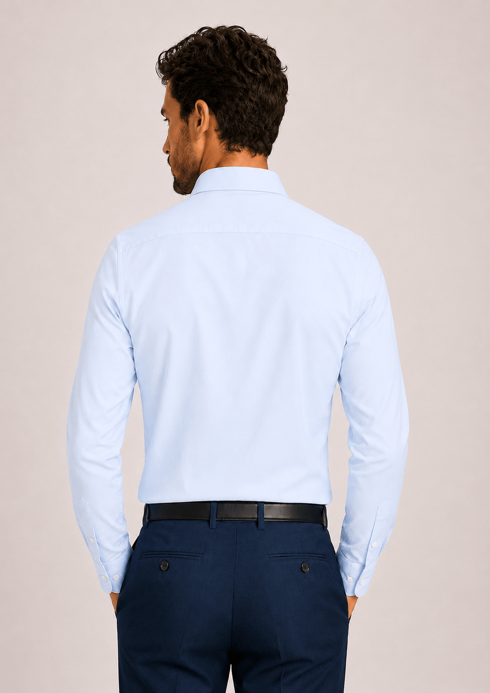 Camisa Calvin Klein ML Slim Fit Maquineta Fio 60 - Henri Store