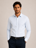 Camisa Calvin Klein ML Slim Fit Maquineta Fio 60 - Henri Store