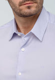 Camisa Calvin Klein ml Slim Fit Poliamida Azul Claro - Henri Store