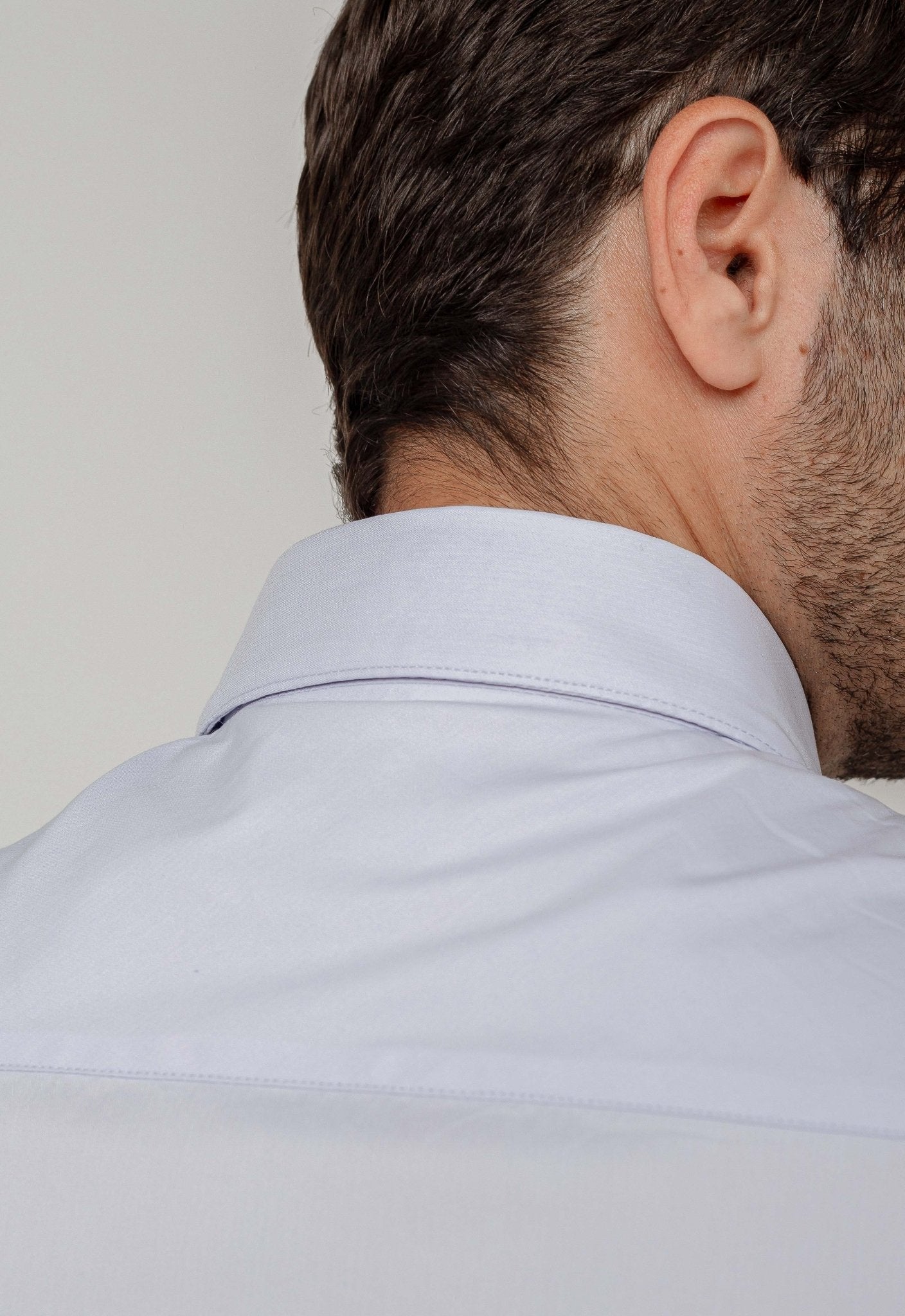 Camisa Calvin Klein ml Slim Fit Poliamida Azul Claro - Henri Store